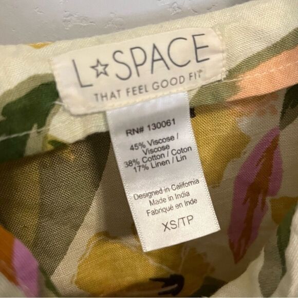 Women's L*Space Floral Midi Dress - Picture 8 of 9